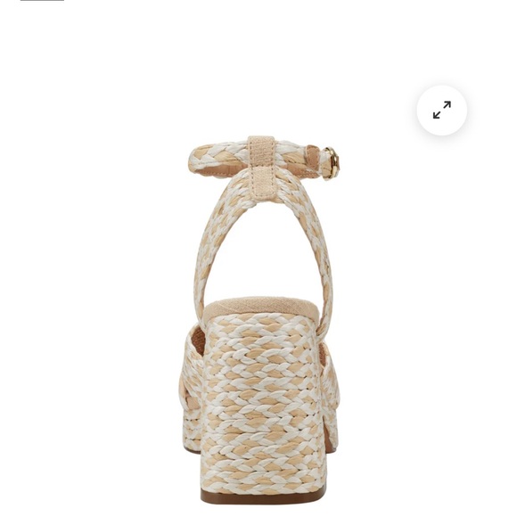 Marc Fisher - Janie Woven Platform Sandals - Size 8 - Picture 4 of 7